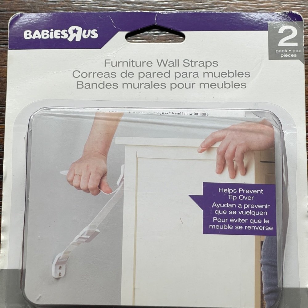 Babies R us wall furniture straps